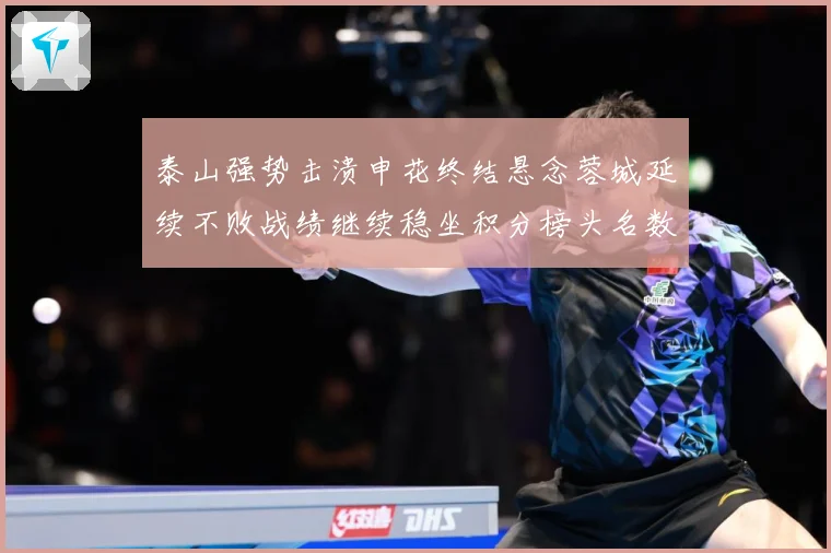 泰山强势击溃申花终结悬念蓉城延续不败战绩继续稳坐积分榜头名数据研判：最新赛事动态与深度分析